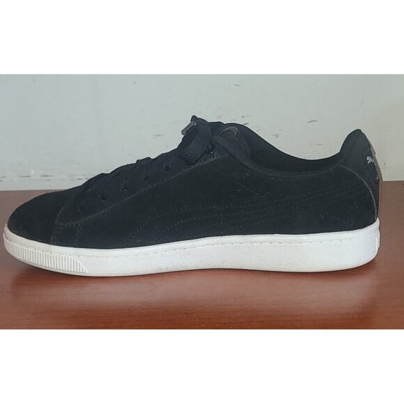 Puma Shoes Kid's 4C Vikky Sneakers Black Girl's Lace-Up - Picture 2 of 10